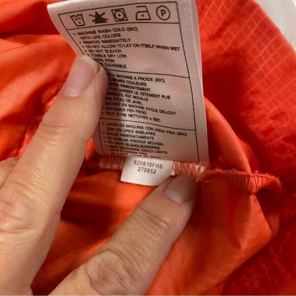 Vintage Nike Orange White Windbreaker - Picture 7 of 8